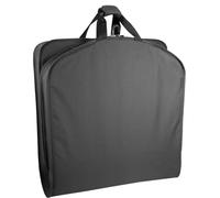 WallyBags® 40” Deluxe Travel Garment Bag, Black, 40-Inch, 40” Deluxe Travel Garment Bag