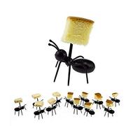 WallyE Fruit Picks in Ant Shape for Cocktail, Christmas, Farm Birthday Party, Garden Picnic Party or BBQ, 24 PCS
