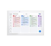Walmeck 10 Inch IPS FHD Touchscreen Electronic Picture Frame with App Control Large Screen for Friends of the Family White 9.45x6.3x1.18inch (EU)