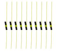 Walmeck 10pcs Fishing Bobber Stops High-Visibility Nylon Float Stoppers with Quick-Release Slip-Knot Design for Adjusting Float Positions Bass Trout Panfish (10pcs pack)