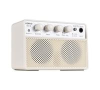 Walmeck 10W Electric Bass Amplifier, Small Portable Bass Guitar Practice Speaker with BT/Headphone Connection, Rechargeable Battery, 6.35mm Interface Plug, Ideal for Daily Practice,