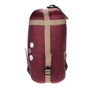 Walmeck 190 x 75cm Envelope Sleeping Bag for Camping Hiking Travel, with Compression Stuff Sack, Ultra Lightweight 680g, Breathable Soft Fabric, Double Sided Zipper, Unfolds into (Wine red)