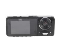 Walmeck 2 Inch Front Rear Inside Dash Cam Wireless 1080P HD 170° Wide Angle Three Channel Car Dashboard Camera with Night Vision, with WiFi for Phone Viewing, for Car Safety