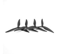 Walmeck 2 Pairs Tracker 8X4X3 8040 8inch 3 Blade/Tri-blade Propeller Fiberglass Nylon for 8inch FPV Remote Control Drone