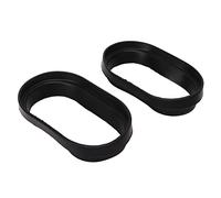 Walmeck 2 Pcs Air Intake Tube Duct Rubber Boot Inlet Pipe Seal Replacement GSXR 600 750 1000 Tight Fit High Elasticity