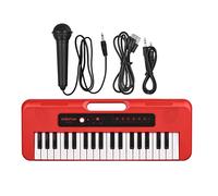 Walmeck 37 Key Children Electronic Piano Keyboard Toy, Portable Multifunction with Microphone, Headphone Jack, 4 Tones Rhythms, 10 Demos, Record Function, USB Cable, for Boys Girl