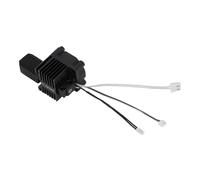 Walmeck 3D Printer Hardened Steel Nozzle Extruder Hot End with Fan Integrated Design Hotend Replacement Lab X1 (0.6mm)