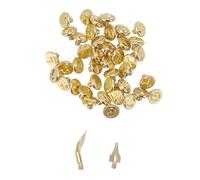 Walmeck 43pcs Wood Burning Letter Tips Kit, Brass Wood Burner Set with Alphabet Number Symbol for Wood Paper Leather Carving, DIY Embossing, Ideal Tools for Burning and Personalizing