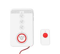 Walmeck 4G SOS Emergency Button, Alarm System for Elderly, Voice Recognition with Two-way Intercom Support Fall Prevention and Elderly A