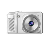 Walmeck 56MP Digital Camera with 2.8 Inch Screen, 8X Zoom, Built-in Flash, 1080P Video Resolution, Rechargeable Battery, Compact and Lightweight, Suitable for Kids Digital Camera (Silver)