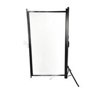 Walmeck 72 inches Projector Screen with Tripod Stand 4:3 Portable Projection Screen 4K 3D Projector Movies Screen for Home Office Indoor Outdoor Use