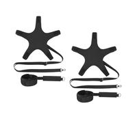 Walmeck Adjustable Wrist Soccer Juggling Trainer Automatic Rebound Football Trainer Improve Ball Control Skills for Beginners and Advanced Players Nylon Material 2PCS (2pcs)