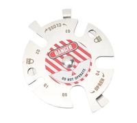 Walmeck Air Cylinder Lockout, Stainless Steel Locking Device Prevents Pneumatic Connectors from Connecting to Compressed Air Source, with Multi-hole Design, Suitable for Various Harsh