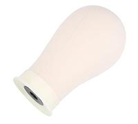 Walmeck Canvas Block Wig Head Model for Making and Displaying Wigs, Strong and Wear-Resistant, Insert Easily (22 inches)