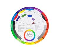 Walmeck Color Wheel, Effortless Color Mixing, Comprehensive Color Relationships, Informed Decision-Making Tools, Creative Tool, Suitable for All Skill Levels (23cm)