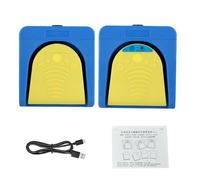 Walmeck Dual Mode Customizable 2 Pedal Foot Switch Keyboard Cursor Device Programmable for Clinical Gaming Industrial with Textured Design