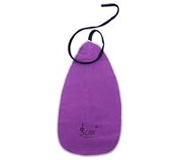 Walmeck Durable Sax Piccolo Flute Clarinet Cleaning Cloth, Soft & Lint-, Washable, Man Made Chamois, A Shaped, for Inside Tube, with Color Random Delivery (Purple)