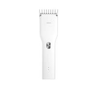 Walmeck ENCHEN Boost Hair Trimmer USB Rechargeable Electric Hair Clipper Two Speed Nano Ceramic Cutter Fast Charging Type C Port for Kids Adults Black White (White)