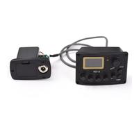 Walmeck Equalizer Piezo Pickup, Acoustic Guitar Pickup Folk Classical Guitar Pickup, Built in Microphone Function, Great for Live Performances and Practice Sessions, Lightweight and