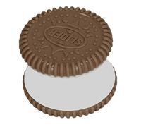Walmeck Exquisite Workmanship Magnetic Fingertip Push Slider 1.5x1.5x0.47in for People with ADHD (Brown)