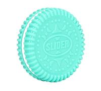 Walmeck Exquisite Workmanship Magnetic Fingertip Push Slider 1.5x1.5x0.47in for People with ADHD (Green)
