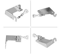 Walmeck Front Left Camera Bracket for R1200GS LC R1200GS LC ADV, Constructed of hardened aluminum, vibration, Safe from theft mounted with a hex screw, Allows angle for relaxed and (Silver)