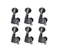 Walmeck Grover Machine Heads Tuners, Chrome Silver Guitar String Tuning Pegs for Electric or Acoustic Guitar, Easy Installation, Premium Quality (6 Right)