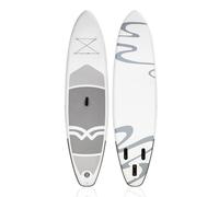 Walmeck INFLATABLE STAND UP PADDLE BOARD NON-SLIP FOR ALL SKILL LEVELS SURF BOARD WITH AIR PUMP CARRY BAG LEASH STANDING BOAT YOUTH ADULT, YOGA SURFING FISHING SNORKELING [FOR ADULT (Grey)