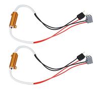 Walmeck LED Headlight Fog Lamp Load Resistor Decoder Anti Flicker for H7, High Power, Small Size, Good Quality, Beautiful Appearance, Warning Error Canceler, Decoder Device, and Heat