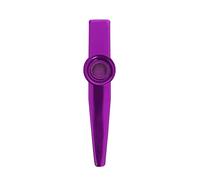Walmeck Mini Kazoo Pocket Kazoo Small Metal Aluminum Alloy Humming Instrument Replaceable Membrane Crisp Clear Sound for Kids Parties Music Lessons (Purple)