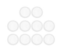 Walmeck Mini Kazoo Pocket Kazoo Small Metal Aluminum Alloy Humming Instrument Replaceable Membrane Crisp Clear Sound for Kids Parties Music Lessons (White)