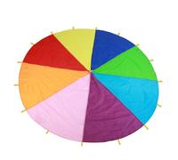 Walmeck Outdoor Game Parachute Attractive Children Fun Team Cooperation Physical Development (3 Meter / 9.8ft)