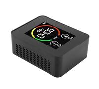 Walmeck Portable Carbon Dioxide Detector, TVOC Sensor CO2 Monitor Temperature Humidity Air Quality for Home,Travel,USB Charging,Intelligent Color Display,Great Gift