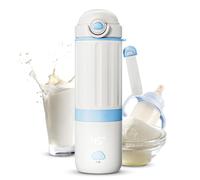 Walmeck Portable Stainless Steel 500ml Water Warmer Wireless Electric Kettle for Baby Formula Fast Charging Outdoor Travel