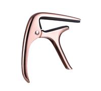 Walmeck Professional Acoustic Guitar, Easy Adjustment, Zero Damage, Stable Elasticity for Folk Classical Guitars Ukulele Bass String Instruments Accessories, Adapt to Different Neck (rose gold)