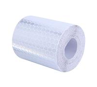 Walmeck Reflective Safety Warning Tape Roll for Nighttime Driving Parking Hazard Areas Buses - Red/Green/Blue/White/Yellow