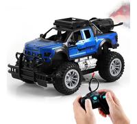 Walmeck Remote Control Car 1:18 Scale All Terrain Water Bomb Rechargeable Electric Off Road Vehicle With LED Headlights Car Toy Gifts For Boys Girls Kids Ages 6 And Up Blue (Type 2)