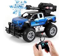 Walmeck Remote Control Car 1:18 Scale All Terrain Water Bomb Rechargeable Electric Off Road Vehicle With LED Headlights Car Toy Gifts For Boys Girls Kids Ages 6 And Up Blue (Type 3)