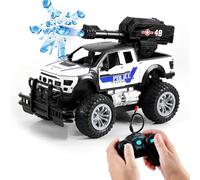 Walmeck Remote Control Car 1:18 Scale All Terrain Water Bomb Rechargeable Electric Off Road Vehicle With LED Headlights Car Toy Gifts For Boys Girls Kids Ages 6 And Up Blue (Type 3)