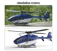 Walmeck Remote Control Helicopter Powerful 6-axis Stabilized Drone Altitude Hold Toy Boys Girls 2 Battery