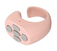 Walmeck Remote Control Ring Design Wireless Phone Selfie Shutter Multi Function Remote Control for Smartphones TikTok Photography ABS Material 32x31x18mm (Pink)