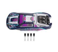 Walmeck Replacement RC Car Body Shell with Classic Graffiti Design for SCY16101 SCY16102 SY16101PRO SY16102PRO 1:16 4WD Off-Road RC Trucks (Purple)