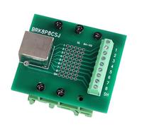 Walmeck RJ45 Board, Signal Line Drawing, Easy Installation, ABS Material, Home Network, Enterprise Network, Industrial Automation, Robot, Electrical Connection Occasions, No Need to