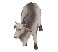 Walmeck Simulated Bull Figurine: Realistic Mini Farm Cattle Model for Children’s Cognitive Learning and Home Decoration