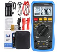 Walmeck SK 505A Megohmmeter Insulation Tester Digital Multimeter 2in1 Portable Auto Measure AC/DC Voltage Capacitance Diode Large Screen Data Hold (SK-505A)