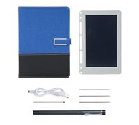 Walmeck Smart Pen + A5 Leather Notebook Lined Journal Planner+Writing Board Real-time Sync for Digitizing Use with APP Voice-to-Text/Offline Storage/AI Function/Sharing