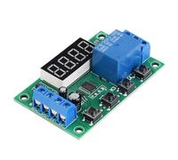 Walmeck Timer Relay, 24 Function Programmable Digital Time Delay Switch Module with LED Display for Automation Control of Solenoid Valve Water Pump Motor Light, 5V 12V 24V Optional (5V)