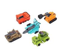 Walmeck Transforming Number Robot Toys for Toddlers Boys, Educational Car Models Set of 5, Environmental Friendly Math Learning Toy (0-4)