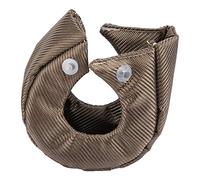 Walmeck Turbo Blanket Heat Shield, T3/T4 Turbocharger Cover Wrap 1200°C | Silicone Impregnated Glass Fiber Outer Shell, Silica Insulation Cotton Inner, Reduces Radiant Heat