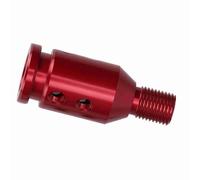 Walmeck Universal Car Shift Knob Adapter for Non Threaded Shifters, 12x1.25 Thread Pitch, with Aluminum Construction and Multiple Color Options, for Various Car Models (Red)